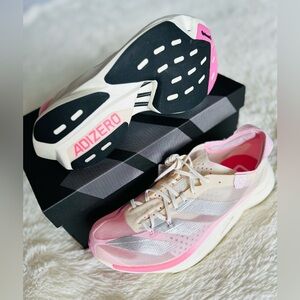 ADIZERO ADIOS PRO 3M Adidas women running shoes 8.5 pink